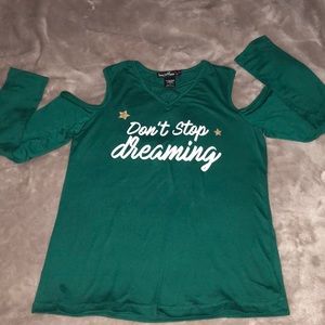 LOVE ALEXA COLD SHOULDER TOP